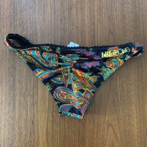 Billabong paisley bikini bottom